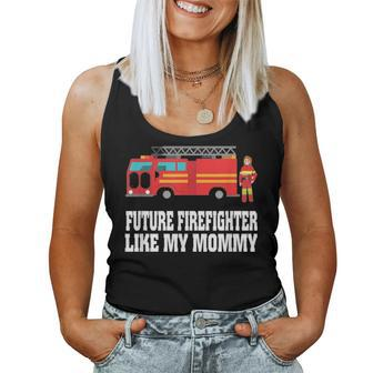 Future Firefighter Like My Mommy Mothers Day Gifts Women Tank Top Basic Casual Daily Weekend Graphic - Seseable
