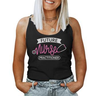 Future Nurse Practitioner Future Rn Nursing School Student Women Tank Top Basic Casual Daily Weekend Graphic - Seseable