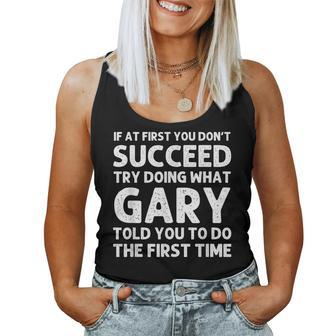 Gary Gift Name Personalized Birthday Funny Christmas Joke Women Tank Top Basic Casual Daily Weekend Graphic - Seseable