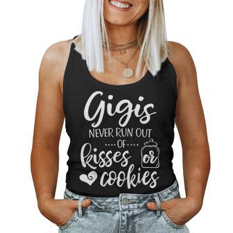 Gigis Kitchen Has Kisses Cute Grandmother Mothers Day Gift Women Tank Top Basic Casual Daily Weekend Graphic - Seseable