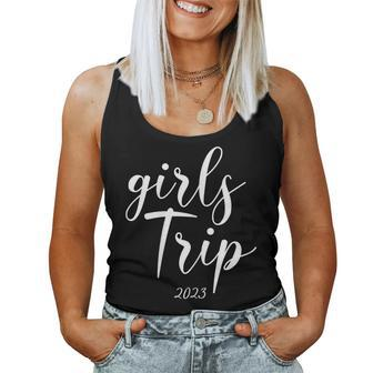 Womens Girls Trip 2023 Vacation Weekend Getaway Party Women Tank Top | Mazezy DE
