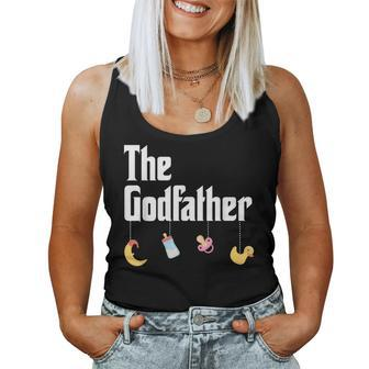 Godfather Godson Goddaughter Godchild Godparent Women Tank Top | Mazezy