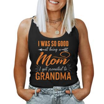 Got Promoted To Grandma Funny Mothers Day Women Tank Top Basic Casual Daily Weekend Graphic - Thegiftio UK