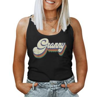 Granny For Grandma Retro Vintage Granny Women Tank Top | Mazezy