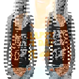 Groovy Happy Pi Day Mathematics Math Teacher Pi Day 314 Women Tank Top | Mazezy