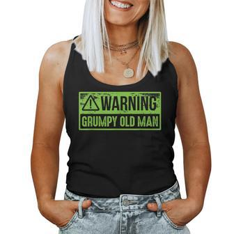 Grumpy Old Man Fathers Day For Men Sarcastic Women Tank Top | Mazezy