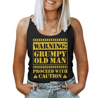 Grumpy Old Man T For Men Sarcastic Fathers Day Women Tank Top | Mazezy