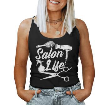Womens Hair Stylist Hairdresser Salon Life Stylist Hair Salon Women Tank Top | Mazezy