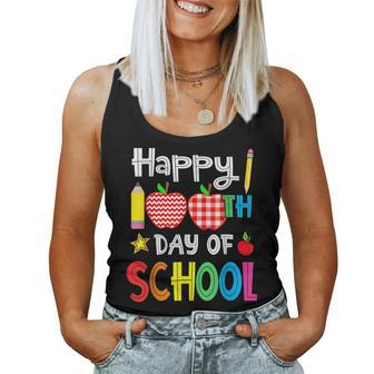 Happy 100Th Day Of School Teacher Student 100 Days Smarter V3 Women Tank Top Basic Casual Daily Weekend Graphic - Thegiftio UK
