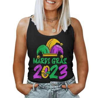 Happy Mardi Gras 2023 Jester Outfit Kids Girl Boy Men Women  Women Tank Top Basic Casual Daily Weekend Graphic