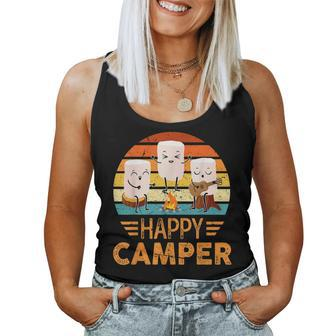 Happy Marshmallow Camper Cute For Kids Women Men Women Tank Top | Mazezy