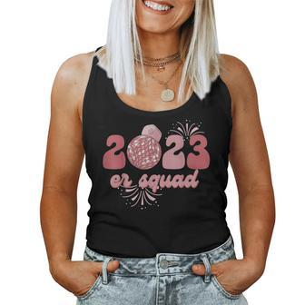 Happy New Year 2023 Er Nurse Squad New Years Eve Party Women Tank Top Basic Casual Daily Weekend Graphic - Seseable