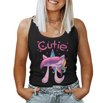 Happy Pie Day Cute Pi Unicorn 314 Stem Math Teacher Women Tank Top | Mazezy