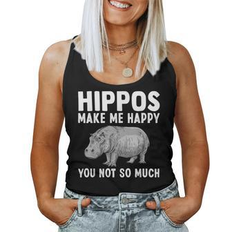 Hippo For Men Women Kids Hippopotamus Lovers Women Tank Top | Mazezy