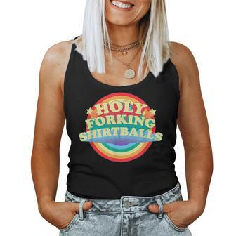 Holy Mother Forking Balls Forking Balls Funny Women Tank Top Basic Casual Daily Weekend Graphic - Seseable