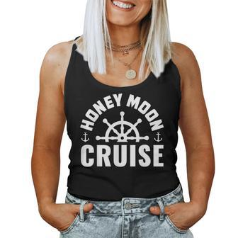 Honeymoon Cruise For Couples Husband And Wife Women Tank Top | Mazezy