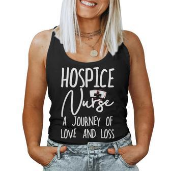 Hospice Nurse - A Journey Of Love And Loss Women Tank Top Basic Casual Daily Weekend Graphic - Seseable