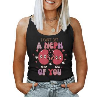 I Cant Get A Neph Of You Funny Nurse Happy Valentines Day Women Tank Top Basic Casual Daily Weekend Graphic - Seseable