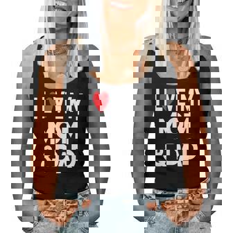 I Love My Mom & Dad - Celebrate Family Mother Father Women Tank Top Basic Casual Daily Weekend Graphic - Thegiftio UK