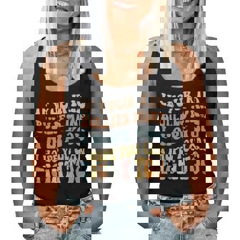 If Your Kid Bullies Mine I Hope You Can Fight Too Sarcastic Women Tank Top Basic Casual Daily Weekend Graphic - Seseable