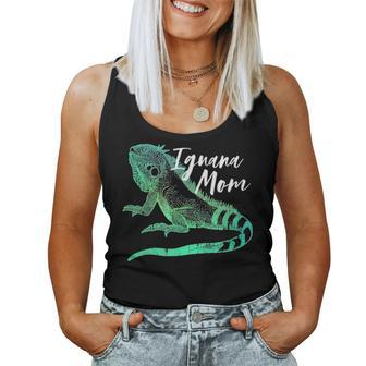 Iguana Mom Reptile Exotic Pet Owner Girl Retro Animal Lover Women Tank Top Basic Casual Daily Weekend Graphic - Seseable