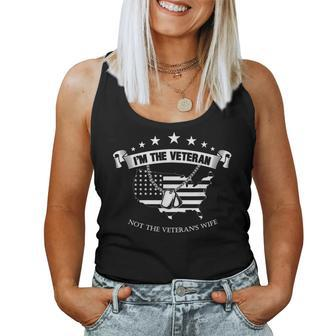 Im The Veteran Not The Veterans Wife Veteran Day Women Women Tank Top Basic Casual Daily Weekend Graphic - Seseable