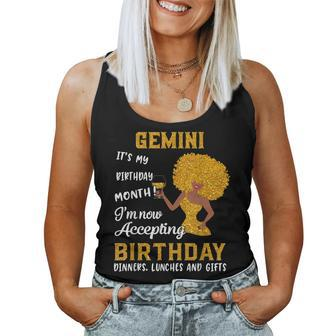 It’S My Birthday Black Women Gemini May June Women Tank Top | Mazezy