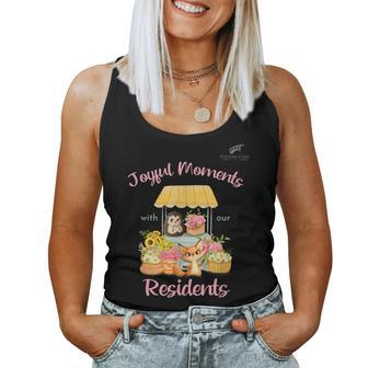 Joyful Moments With Our Residents- Folsom Care Center Women Tank Top | Mazezy