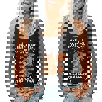 Just A Girl Who Loves Squirrel Women Gift Kids Mom Lover Women Tank Top Basic Casual Daily Weekend Graphic - Seseable