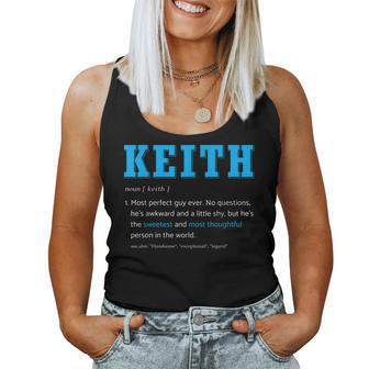 Keith Sarcastic Name Definition For Keith Women Tank Top | Mazezy