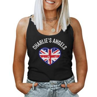 King Charles Angels Retro Womens Group Coronation Women Tank Top | Mazezy