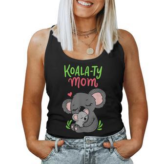 Koalaty Mom Koala Bear Mama Animal Pun Women Tank Top