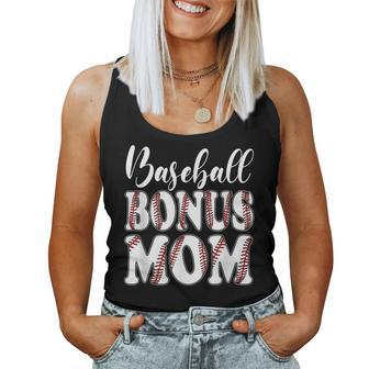 Leopard Baseball Bonus Mom Stepmom Women Tank Top | Mazezy
