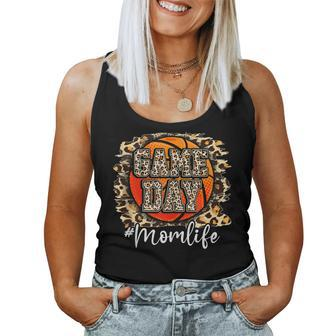 Leopard Basketball Game Vibes Basketball Mom Mothers Day Women Tank Top Basic Casual Daily Weekend Graphic - Thegiftio UK