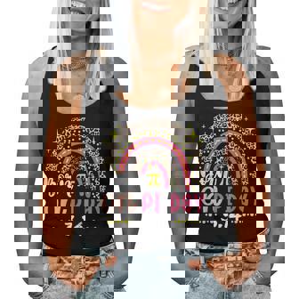 Leopard Rainbow Born On Pi Day Birthday Women Girls Kids Women Tank Top | Mazezy