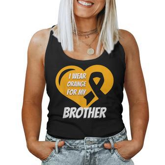 Leukemia Awareness For Brother Or Sister Women Tank Top | Mazezy