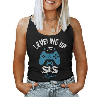 Leveling Up To Sis Again 2019 Promoted To Sister Women Tank Top | Mazezy