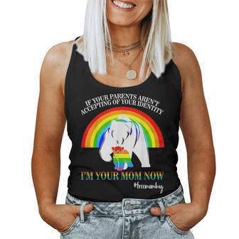 Lgbt Pride Free Mom Hugs Mama Bear Im Your Mom Now Gifts Women Tank Top Basic Casual Daily Weekend Graphic - Seseable