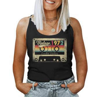 Limited Edition Vintage Best Of 1972 50Th Birthday Gift Women Tank Top Basic Casual Daily Weekend Graphic - Seseable