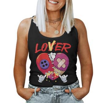 Loser Lover Drip Heart Sarcastic Creepy Scary Women Tank Top | Mazezy