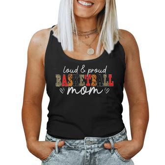 Loud Proud Basketball Mom Leopard Mama Mommy Mothers Day Women Tank Top Basic Casual Daily Weekend Graphic - Thegiftio UK