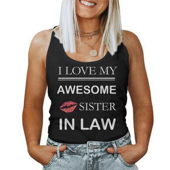 I Love My Sister In Law Family Women Tank Top | Mazezy