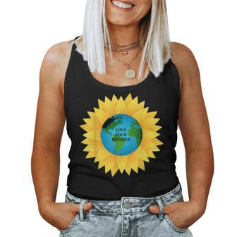 Love Your Mother Earth Save The Planet T S Gift Women Tank Top Basic Casual Daily Weekend Graphic - Seseable