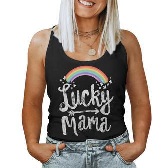 Lucky Mama Family St Patricks Day Mom Women Tank Top | Mazezy
