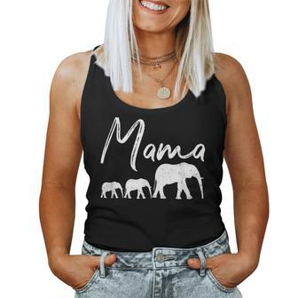 Mama Elephant Mothers Day Christmas Mommy Mom Best Women Tank Top Basic Casual Daily Weekend Graphic - Thegiftio UK