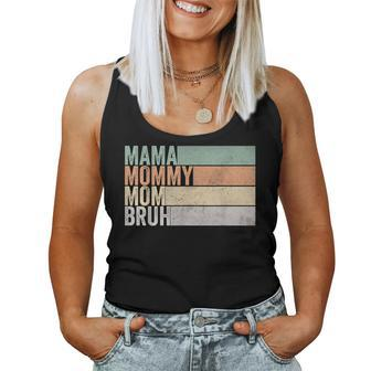 Mama Mommy Mom Bruh Mothers Day Retro Vintage Funny Mother Women Tank Top Basic Casual Daily Weekend Graphic - Seseable