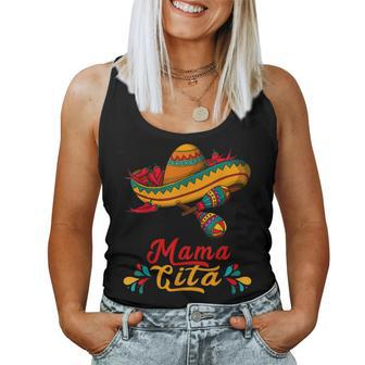 Mamacita Cinco De Mayo Taco Fiesta Mom Mexican Women Tank Top | Mazezy