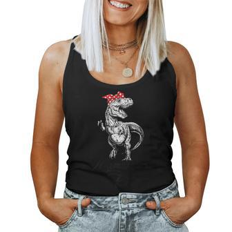 Mamasaurus Dinosaur T Shirt Rex Mother Day For Mom Mama Women Tank Top | Mazezy
