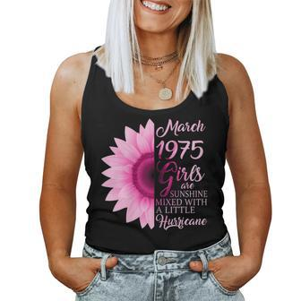 Womens March Girl 1975 48Th Birthday 48 Years Old Women Tank Top | Mazezy