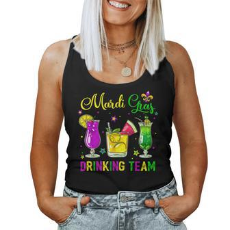 Mardi Gras Party Drinking Team Drunk Carnival Parade Costume V2 Women Tank Top Basic Casual Daily Weekend Graphic - Seseable